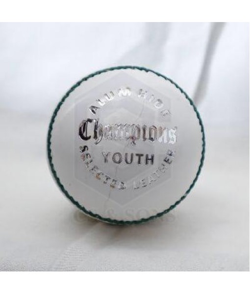 CS CHAMPIONS CLUB WHITE YOUTH LEATHER BALL