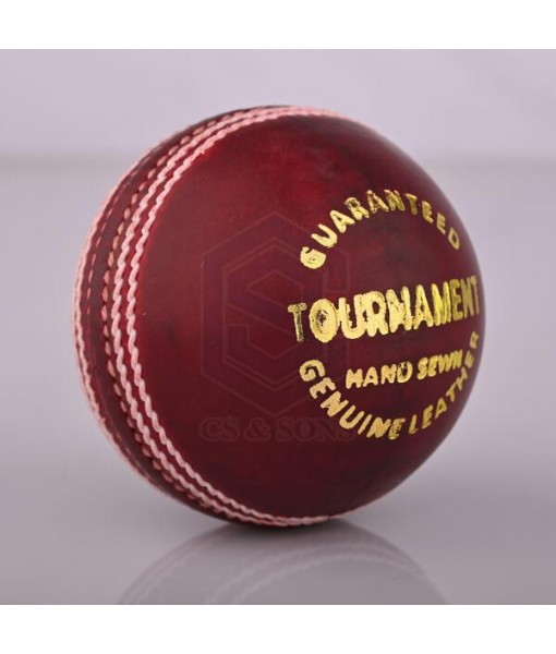 CS TOURNAMENT RED LEATHER BALL