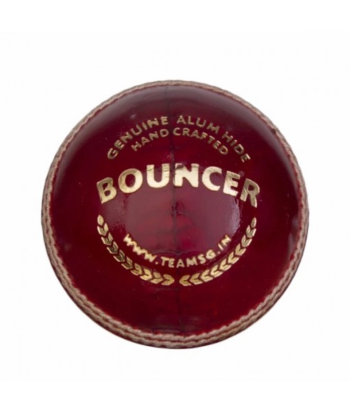 SG BOUNCER RED LEATHER BALL