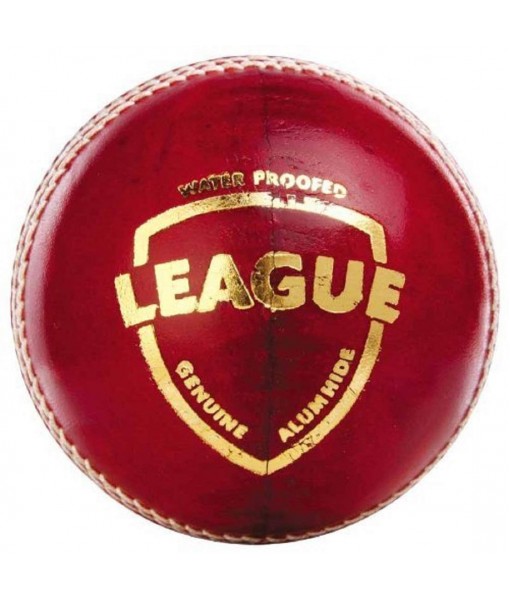 SG LEAGUE RED LEATHER BALL