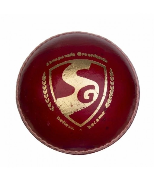 SG SEAMER RED LEATHER BALL