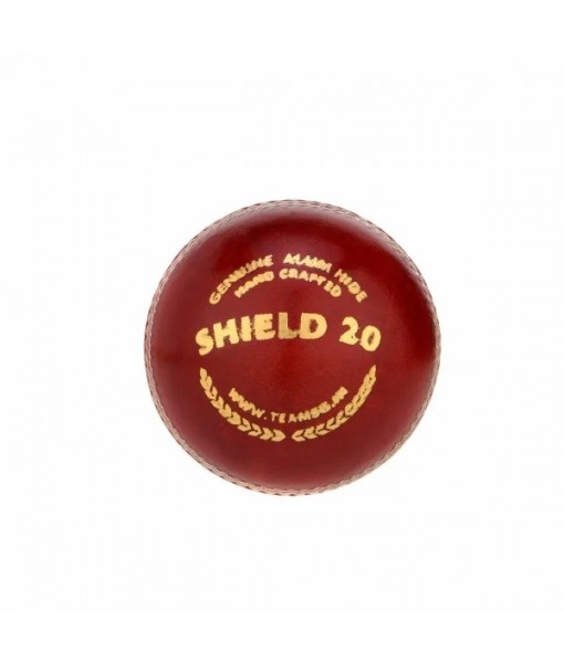 SG SHIELD 20 RED LEATHER BALL